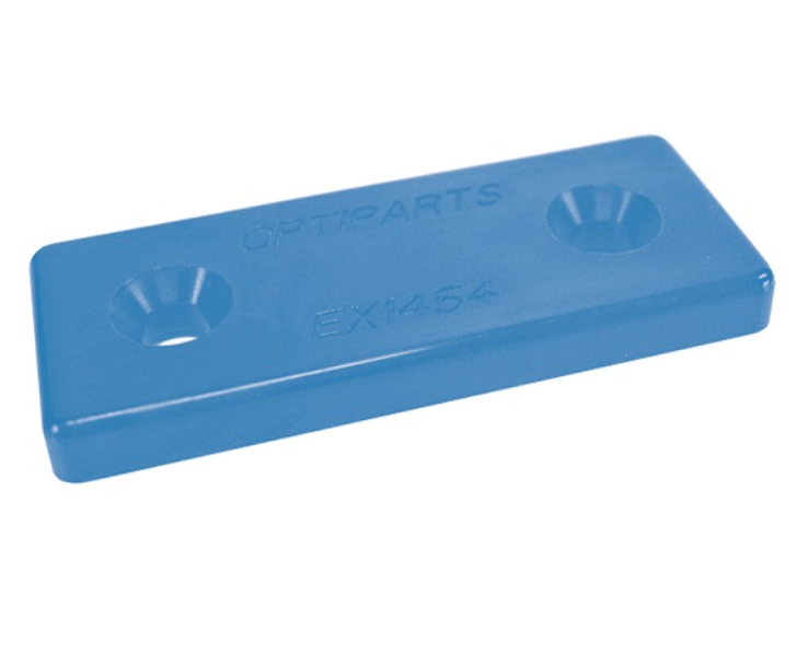 Optimist Blue Nylon 2 Hole Mounting Plate